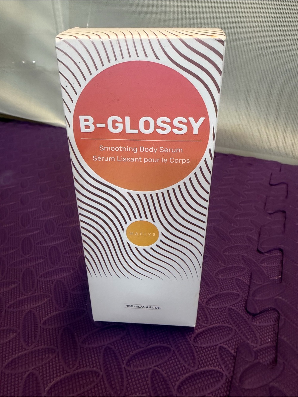 B-Glossy Smoothing Body Serum — Pink/Coral Bottle by Maelys